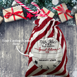Load image into Gallery viewer, Santa Sacks, Personalized with name Pinks Tee's & Things