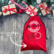 Load image into Gallery viewer, Santa Sacks, Personalized with name Pinks Tee's & Things