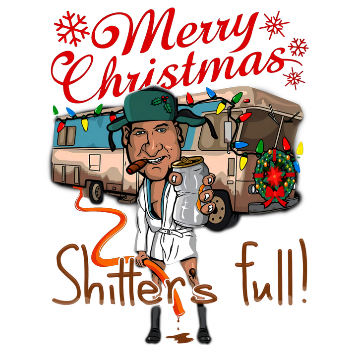 Merry Christmas... Shi**ers Full Direct to Film (DTF) Transfer Pinks Tee's & Things