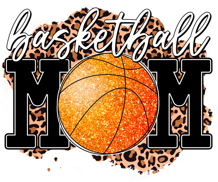 Basketball Mom Direct to Film (DTF) Transfer Pinks Tee's & Things