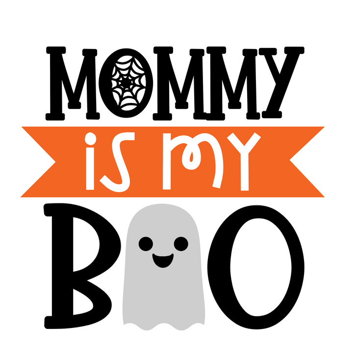 Mommy is my Boo Kids Direct to Film (DTF) Transfer Pinks Tee's & Things