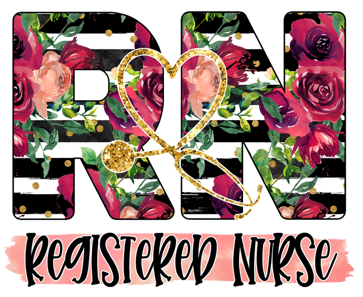 TRANSFERENCIA DE PRENSA I Love Nurse Life Blessed Future Nurse Nursing is a  Work of Heart Rockin The Nurse Life Wife Mom Nurse Print DTF