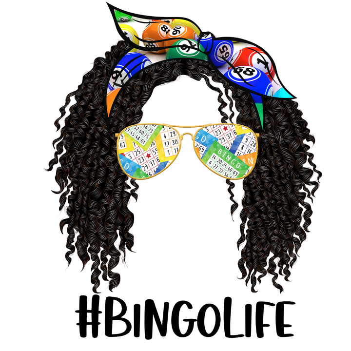 BingoLife 1 Direct to Film (DTF) Transfer Pinks Tee's & Things