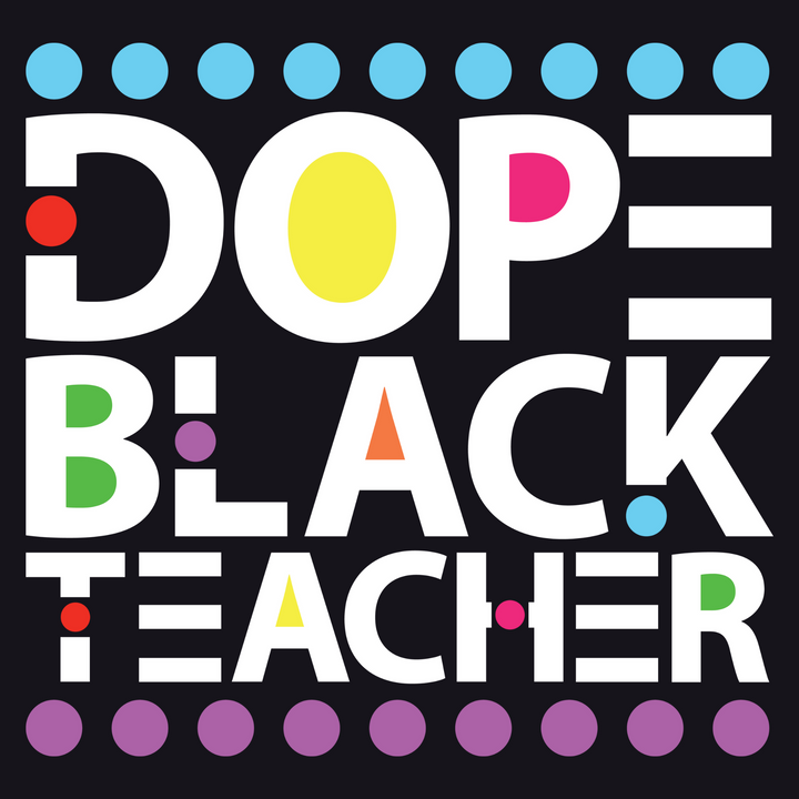 Dope Black Teacher Transfer Pinks Tee's & Things